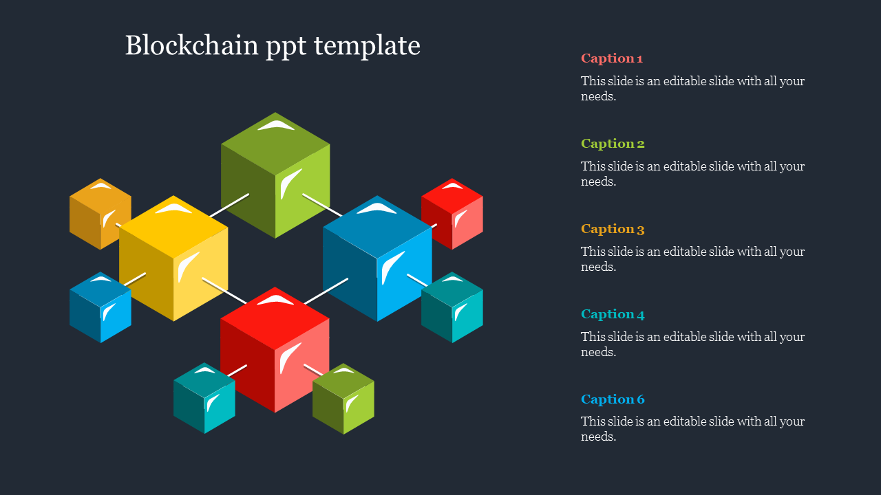 blockchain ppt template